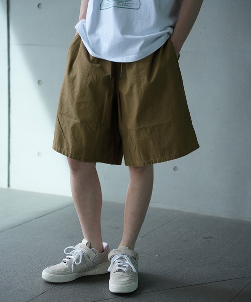 RATTLE TRAP(ラトルトラップ)の「ヴィンテージツイルルーズショートパンツ(その他パンツ・メンズ・ベージュ/ブラック・L/M)」の1枚目の写真