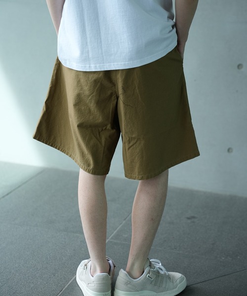 RATTLE TRAP(ラトルトラップ)の「ヴィンテージツイルルーズショートパンツ(その他パンツ・メンズ・ベージュ/ブラック・L/M)」の6枚目の写真