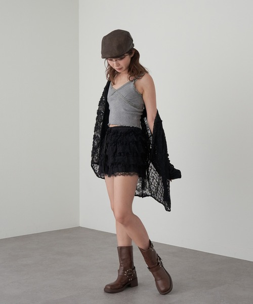 RAY CASSIN(レイカズン)の「【セットアップ対応】レースシャツ(シャツ/ブラウス・レディース・ベージュ/アイボリー/ブラック・FREE)」の19枚目の写真