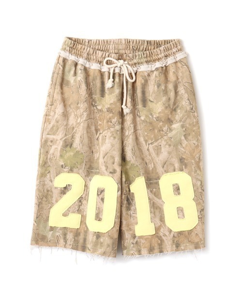 atmos pink(アトモスピンク)の「atmos pink Damaged Half Sweat Pants / アトモス ピンク ダメージ ハーフ スウェット パンツ(その他パンツ・レディース・カモフラージュ/ブラック・FREE)」の14枚目の写真