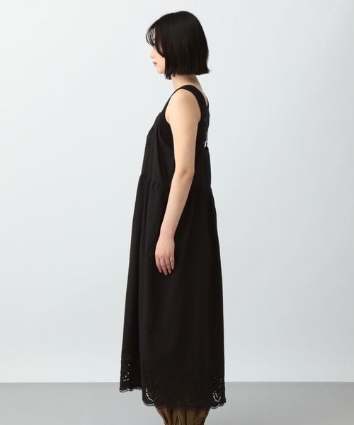 studio CLIP（スタディオクリップ）の「《natural by clip》カットワーク刺繍キャミワンピース（ワンピース・レディース・ブラック/オフホワイト・FREE）」の14枚目の写真
