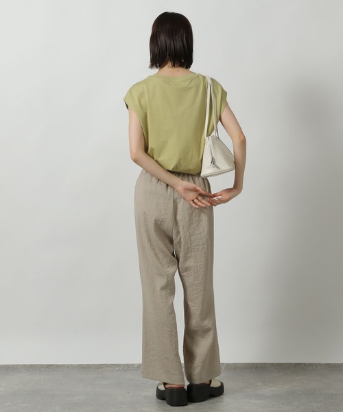 LAKOLE(ラコレ)の「【セットアップ対応・多機能付き】リネンライクイージーパンツ / 499166(その他パンツ・レディース・ブラウン/チャコールグレー/グレイッシュベージュ/オリーブ・FREE)」の17枚目の写真