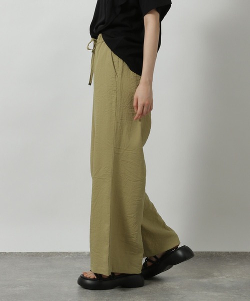 LAKOLE(ラコレ)の「【セットアップ対応・多機能付き】リネンライクイージーパンツ / 499166(その他パンツ・レディース・ブラウン/チャコールグレー/グレイッシュベージュ/オリーブ・FREE)」の20枚目の写真