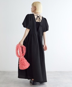 ワンピース herlipto Butterfly Collar Pleated Dress Butterfly Collar Pleated Dress（ワンピース）｜Her lip to