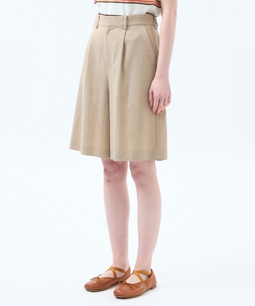 MACKINTOSH PHILOSOPHY(マッキントッシュ フィロソフィー)の「ワンタックハーフパンツ(その他パンツ・レディース・ベージュ/ブラック・36/38)」の5枚目の写真