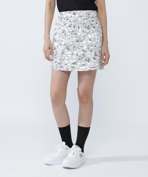 ヒョウ柄スーパーストレッチスカート