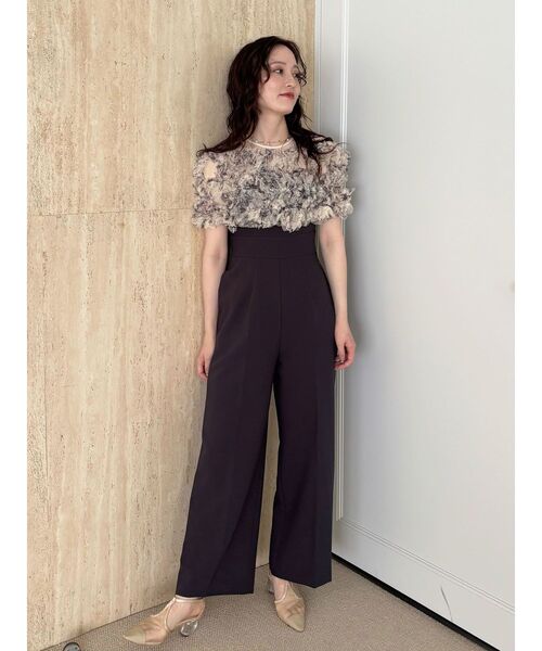 【クリーニング済】LAGUNAMOON LADYチュールオフショルパンツドレス LADYチュールオフショルパンツドレス（パンツドレス）｜LAGUNAMOON