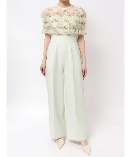 LADYチュールオフショルパンツドレス（パンツドレス）｜LAGUNAMOON