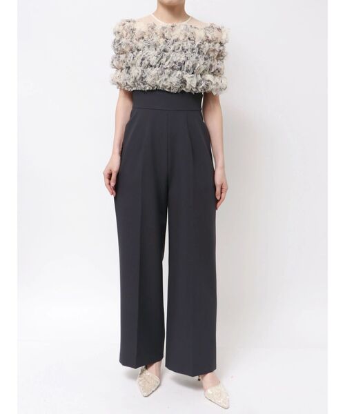 LADYチュールオフショルパンツドレス（パンツドレス）｜LAGUNAMOON