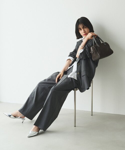 russet（ラシット）の「スエード2WAYミニボストンバッグ（ボストン