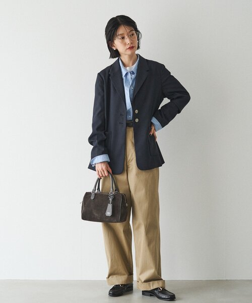 russet(ラシット)の「スエード2WAYミニボストンバッグ(ボストンバッグ・レディース・グレー/ダークブラウン・FREE)」の11枚目の写真