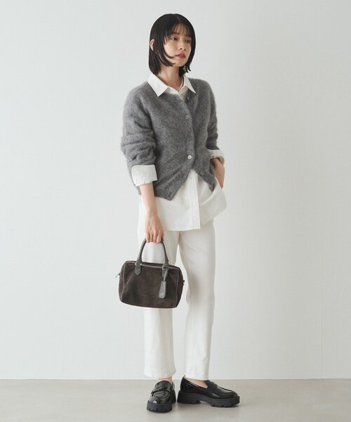 russet（ラシット）の「スエード2WAYミニボストンバッグ（ボストンバッグ・レディース・グレー/ダークブラウン/ブラウン・FREE）」の8枚目の写真