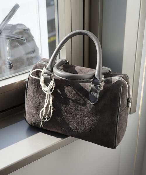 russet（ラシット）の「スエード2WAYミニボストンバッグ（ボストンバッグ・レディース・グレー/ダークブラウン/ブラウン・FREE）」の15枚目の写真