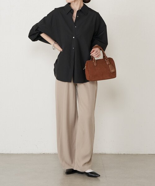 スエード2WAYミニボストンバッグ（ボストンバッグ）｜russet（ラシット