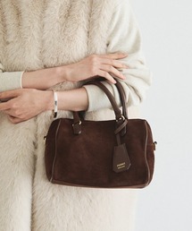 スエード2WAYミニボストンバッグ