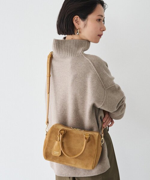 ラシット　russet　 ミニボストンバッグ　ショルダー　スエード2WAY スエード2WAYミニボストンバッグ（ボストンバッグ）｜russet（ラシット