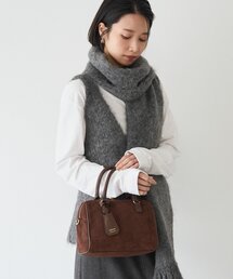スエード2WAYミニボストンバッグ