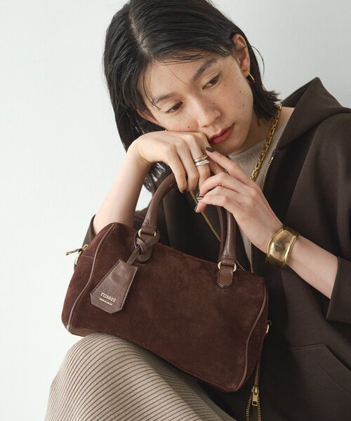 ラシット　スエード2WAYミニボストンバッグ russet｜スエード2WAYミニボストンバッグ | Rakuten Fashion(楽天