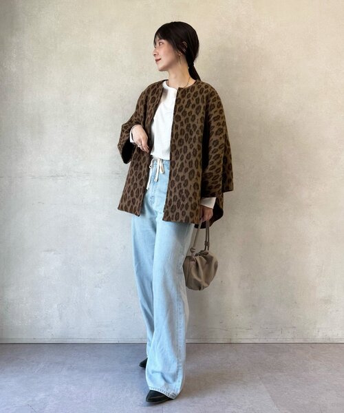 BEARDSLEY(ビアズリー)の「ウールポンチョコート(その他アウター・レディース・チャコールグレー/ブラック/ブラウン/アイボリー・FREE/SMALL)」の21枚目の写真