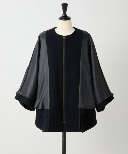 ビアズリー　ウールポンチョコート　グレージュ　フリーサイズ ウールポンチョコート | BEARDSLEY(ビアズリー)レディース | PAL