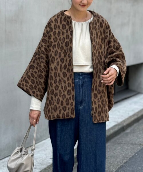 ビアズリー　ポンチョ　ウール　コート ウールポンチョコート | BEARDSLEY(ビアズリー)レディース | PAL