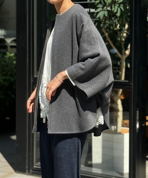 BEARDSLEY（ビアズリー）の「ウールポンチョコート（その他アウター