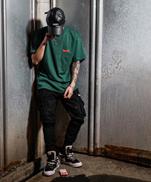 DIVINER(ディヴァイナー)の「【OWN ROOTS】Standard TEE/半袖Tシャツ メンズ カットソー(Tシャツ/カットソー・メンズ・ブラック/アイボリー/ブルー/パープル/ライトパープル/ダークブラウン/ライトブラック/ダークグリーン系・M/L/S/XL)」の6枚目の写真