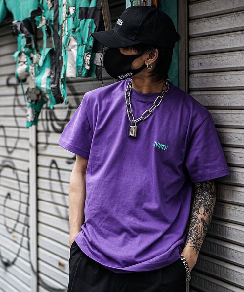 DIVINER(ディヴァイナー)の「【OWN ROOTS】Standard TEE/半袖Tシャツ メンズ カットソー(Tシャツ/カットソー・メンズ・ブラック/アイボリー/ブルー/パープル/ライトパープル/ダークブラウン/ライトブラック/ダークグリーン系・M/L/S/XL)」の7枚目の写真