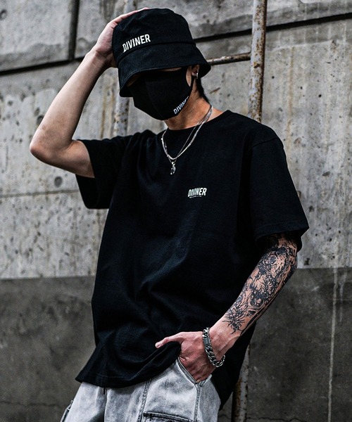 DIVINER(ディヴァイナー)の「【OWN ROOTS】Standard TEE/半袖Tシャツ メンズ カットソー(Tシャツ/カットソー・メンズ・ブラック/アイボリー/ブルー/パープル/ライトパープル/ダークブラウン/ライトブラック/ダークグリーン系・M/L/S/XL)」の3枚目の写真