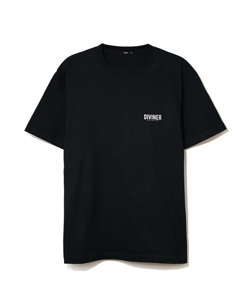 DIVINER(ディヴァイナー)の「【OWN ROOTS】Standard TEE/半袖Tシャツ メンズ カットソー(Tシャツ/カットソー・メンズ・ブラック/アイボリー/ブルー/パープル/ライトパープル/ダークブラウン/ライトブラック/ダークグリーン系・M/L/S/XL)」の9枚目の写真