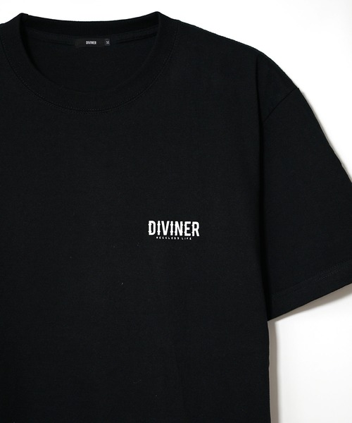 DIVINER(ディヴァイナー)の「【OWN ROOTS】Standard TEE/半袖Tシャツ メンズ カットソー(Tシャツ/カットソー・メンズ・ブラック/アイボリー/ブルー/パープル/ライトパープル/ダークブラウン/ライトブラック/ダークグリーン系・M/L/S/XL)」の11枚目の写真
