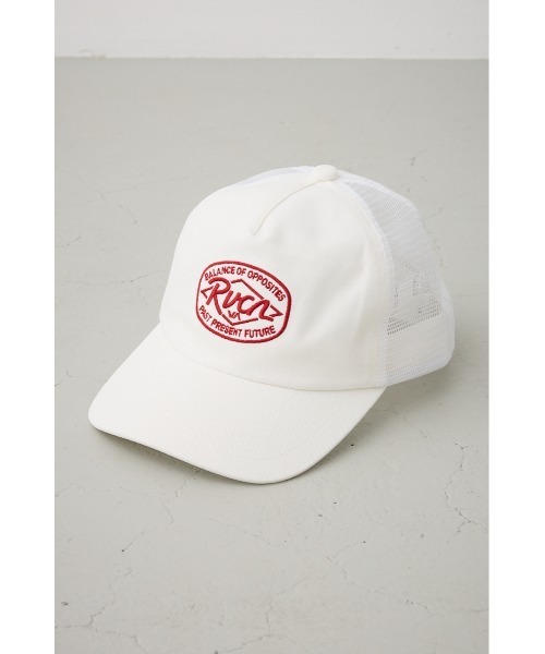 AZUL by moussy（アズールバイマウジー）の「RVCA RANCH SEAL MASH SNAPBACK（キャップ・メンズ・ブラック/ホワイト・FREE）」の4枚目の写真