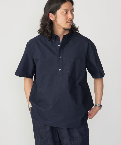 セール】【ZOZO限定】SHIPS.me: OXプルオーバーBD半袖シャツ（シャツ