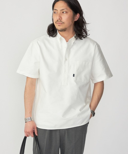 セール】【ZOZO限定】SHIPS.me: OXプルオーバーBD半袖シャツ（シャツ