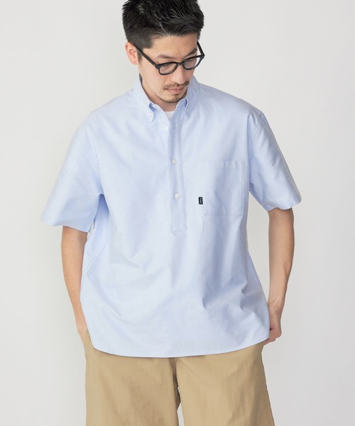 セール】【ZOZO限定】SHIPS.me: OXプルオーバーBD半袖シャツ（シャツ