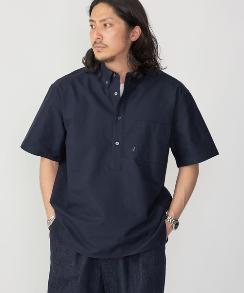 セール】【ZOZO限定】SHIPS.me: OXプルオーバーBD半袖シャツ（シャツ