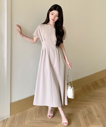 前後2wayウエストタックワンピース