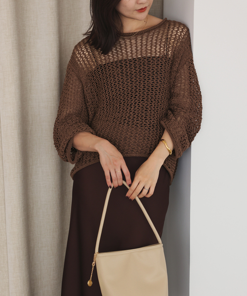 LOGAN/ローガン SLOBE別注 メッシュプルオーバー（ニット/セーター