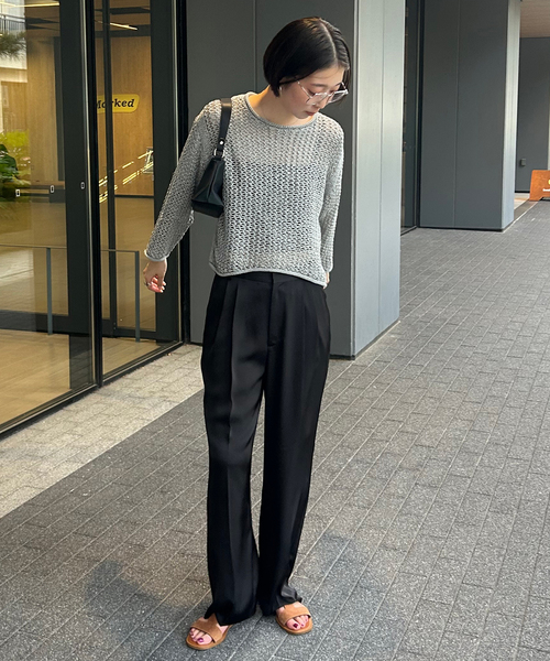 LOGAN/ローガン SLOBE別注 メッシュプルオーバー（ニット/セーター