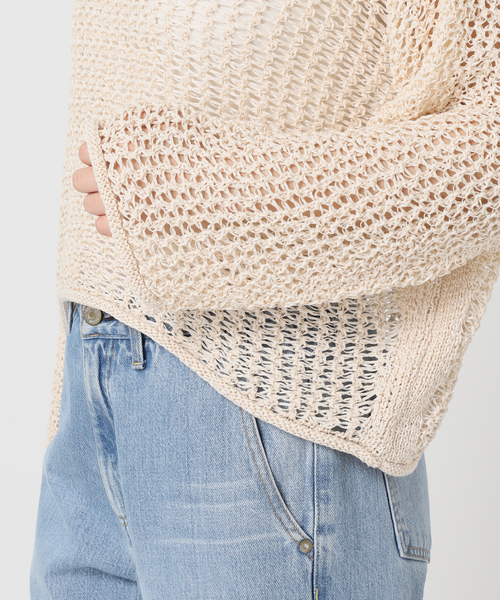 LOGAN/ローガン SLOBE別注 メッシュプルオーバー（ニット