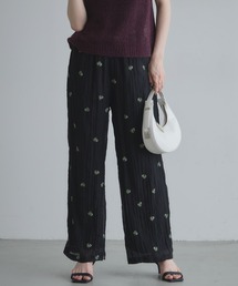 &. NOSTALGIA | 【ZOZO限定】小花柄刺繍ルーズパンツ(その他パンツ)
