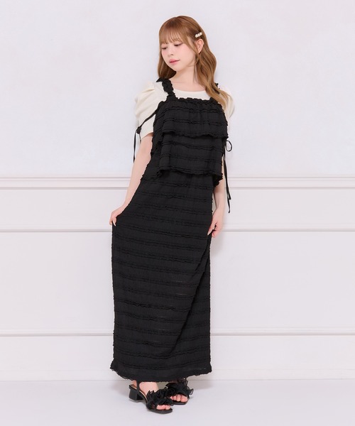 apres jour(アプレジュール)の「【SET着用可能】ナロースカート(スカート・レディース・オフホワイト/ブラック・フリー/X-LARGE)」の18枚目の写真