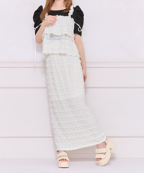 apres jour(アプレジュール)の「【SET着用可能】ナロースカート(スカート・レディース・オフホワイト/ブラック・フリー/X-LARGE)」の13枚目の写真