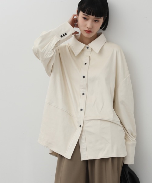 deres デレス　プルオーバーシャツ ブラウン　新品・未使用 deres デレスプルオーバーシャツ ブラウン新品・未使用18th