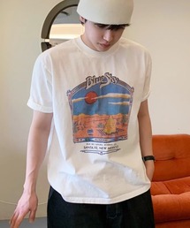 NOWLE（ノウル）の「【NOWLE】サンタフェ ヴィンテージ風 プリント 半袖 Tシャツ（Tシャツ/カットソー・メンズ）」