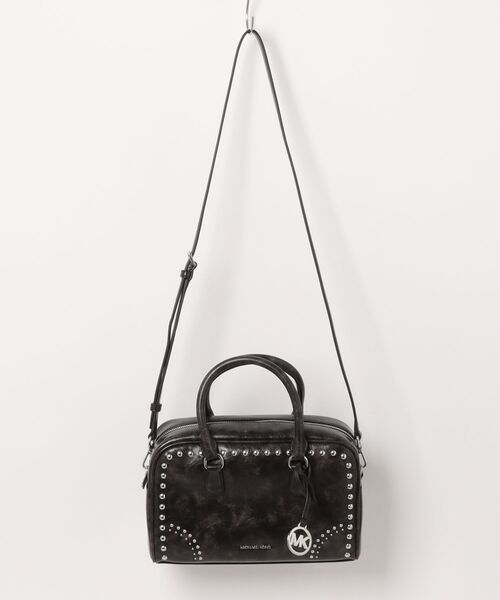 MICHAEL KORS(マイケルコース)の「THOMPSON MD DUFFLE SATCHEL サッチェル(ハンドバッグ・レディース・ブラック・FREE)」の1枚目の写真
