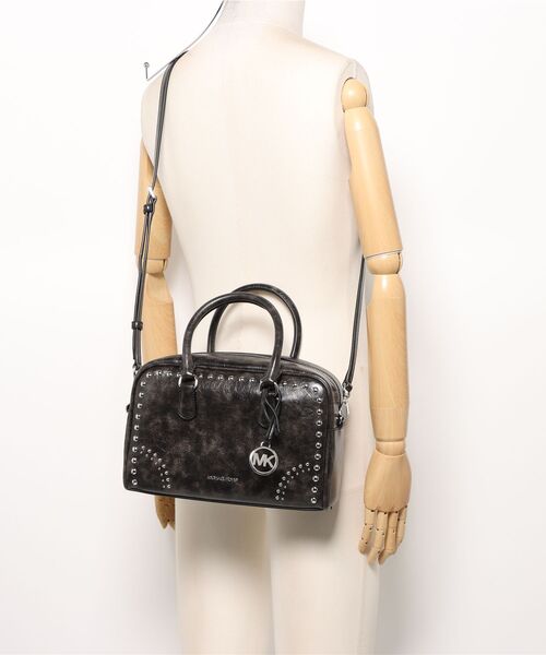MICHAEL KORS(マイケルコース)の「THOMPSON MD DUFFLE SATCHEL サッチェル(ハンドバッグ・レディース・ブラック・FREE)」の5枚目の写真