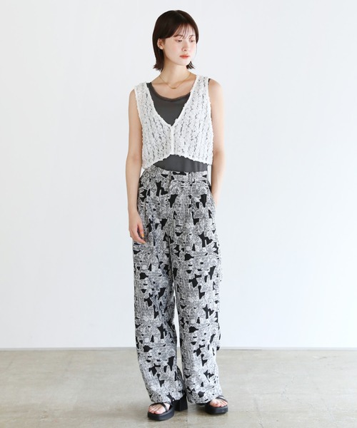 shetila(シェティラ)の「【セットアップ対応】シアージャガードタックパンツ(その他パンツ・レディース・グレー/ホワイト/ブラック・FREE)」の17枚目の写真