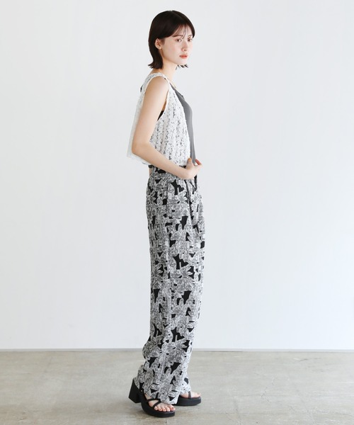 shetila(シェティラ)の「【セットアップ対応】シアージャガードタックパンツ(その他パンツ・レディース・グレー/ホワイト/ブラック・FREE)」の19枚目の写真