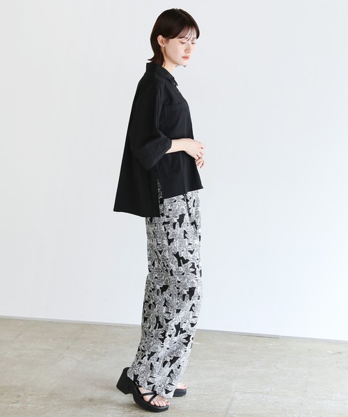shetila(シェティラ)の「【セットアップ対応】シアージャガードタックパンツ(その他パンツ・レディース・グレー/ホワイト/ブラック・FREE)」の21枚目の写真